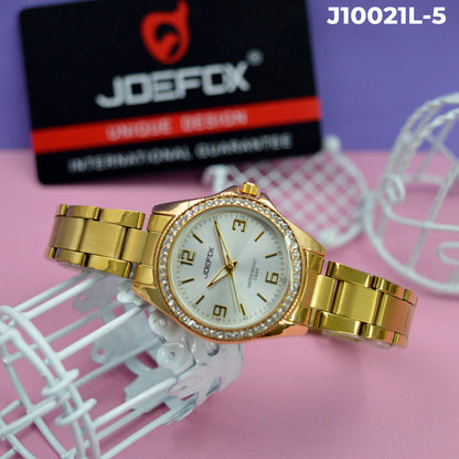 RELOJ JOEFOX ANÁLOGO METÁLICO DAMA