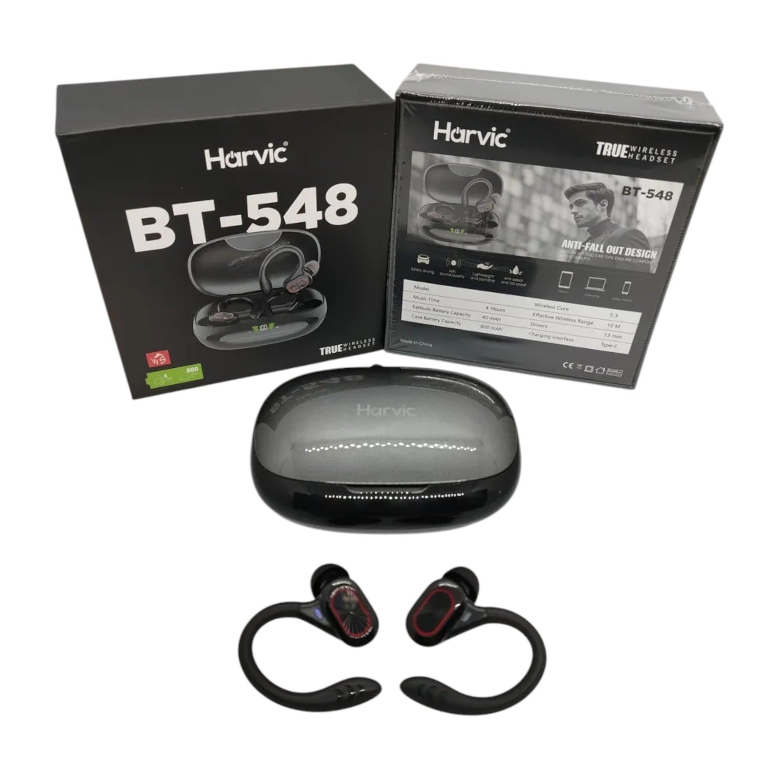 AUDIFONOS HARVIC BT548 A PRUEBA DE SALP