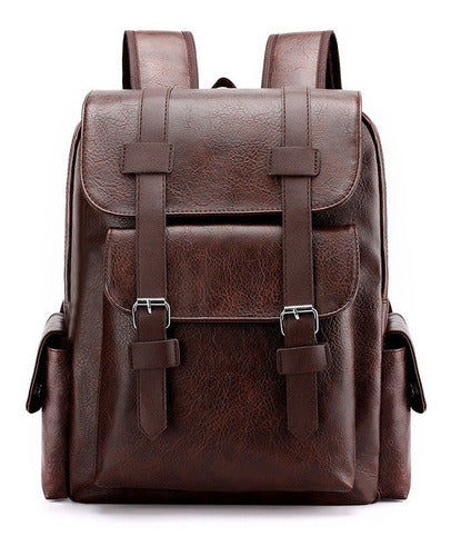 MORRAL CUERO VINTAGE