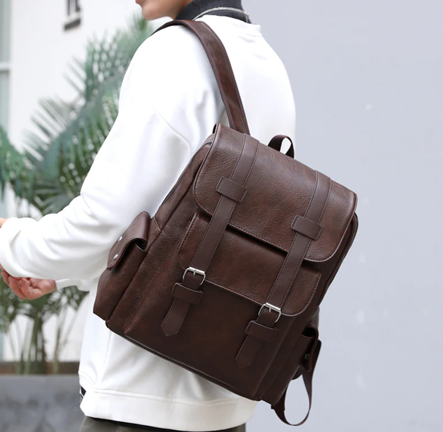 MORRAL CUERO VINTAGE