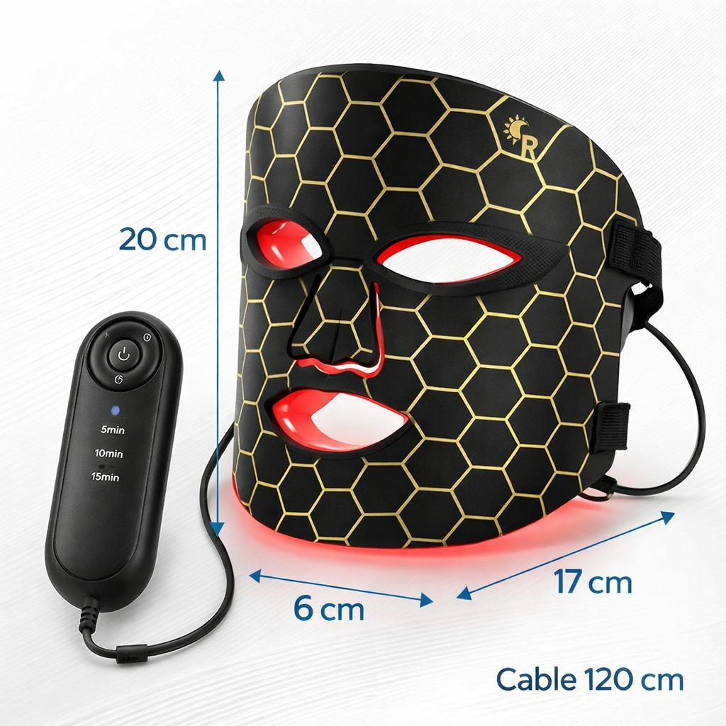 MASCARILLA LED FACIAL TERAPIA 7 COLORES