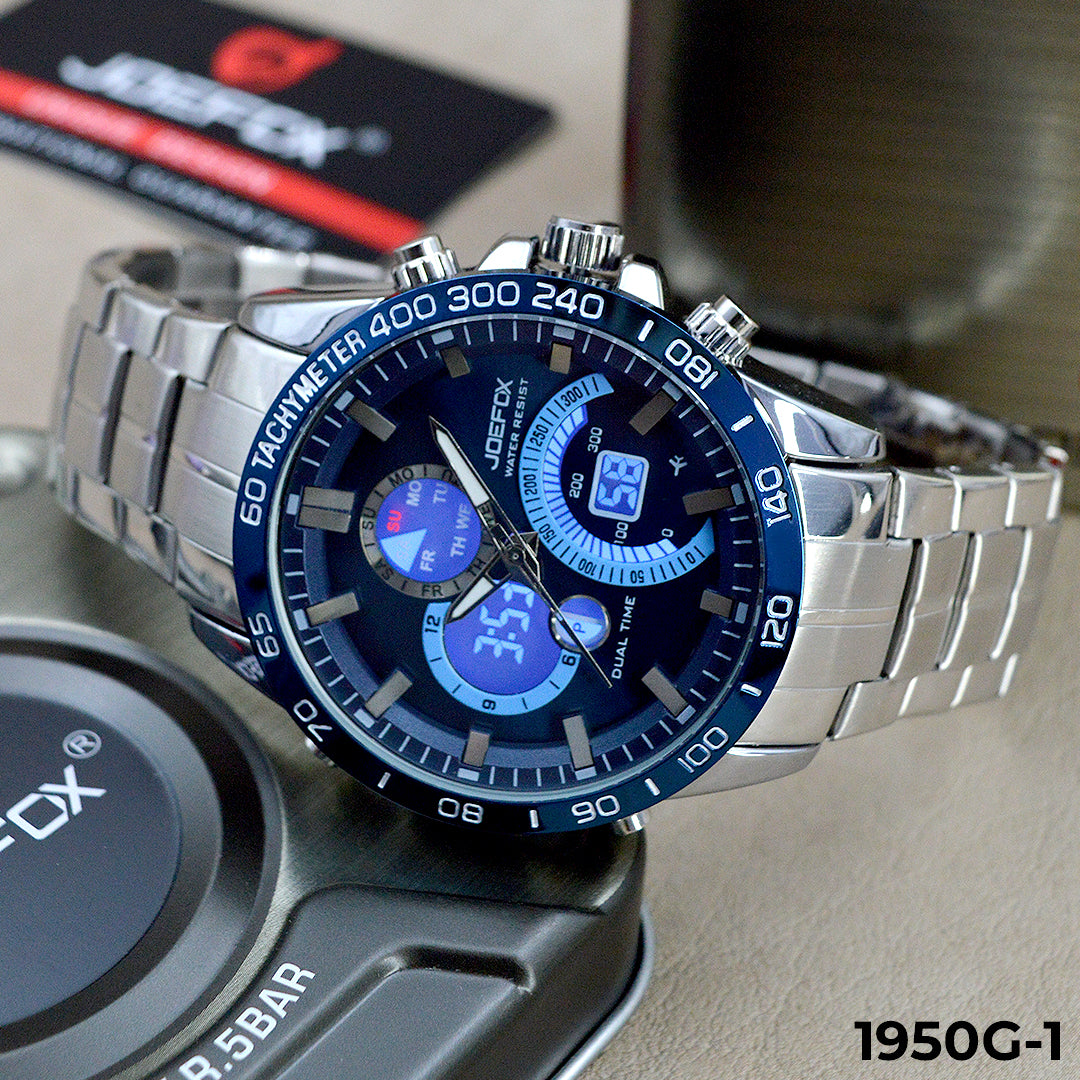 RELOJ AZUL JOEFOX  ANA-DIG