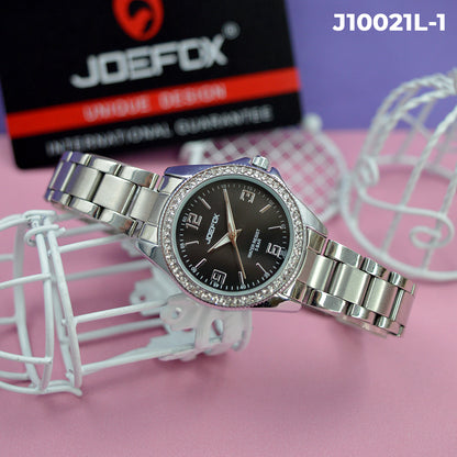 RELOJ JOEFOX ANÁLOGO METÁLICO DAMA